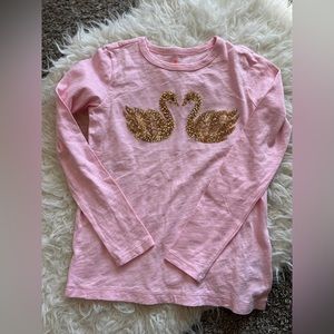 Brand New Jcrew Kids Swan Shirt. Never worn but took tags off. Size 8-9
